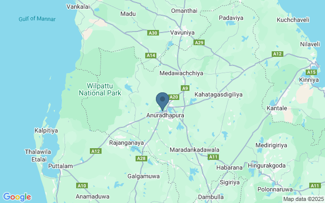 Kaart met locatie Isurumuniya